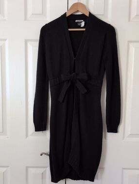 Guess Jeans Black Knit Cardigan